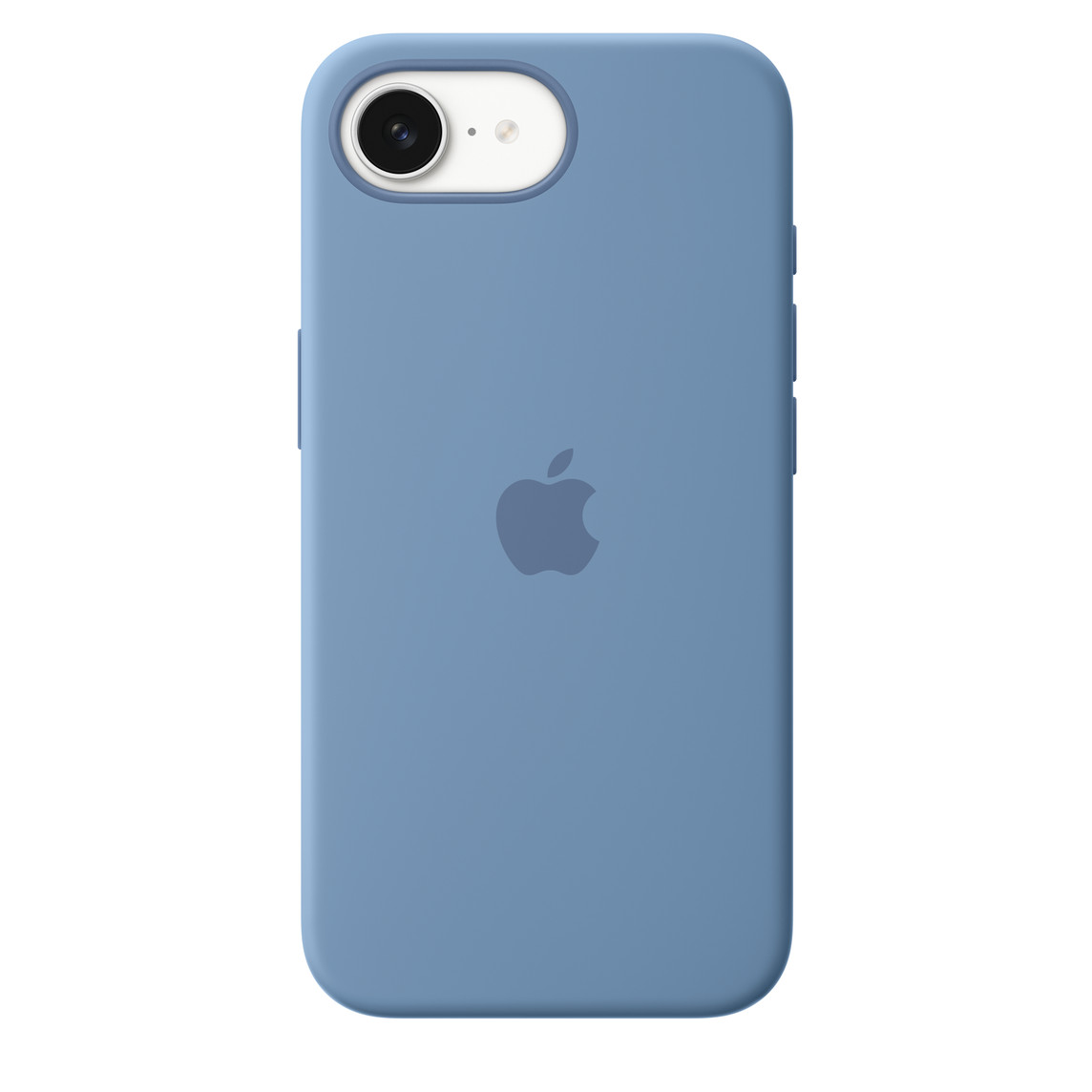 iPhone 16e Silicone Case – Winter Blue - Image 3